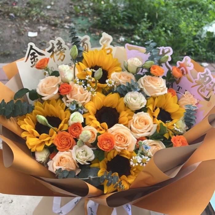 延边敦化市送高考生什么花